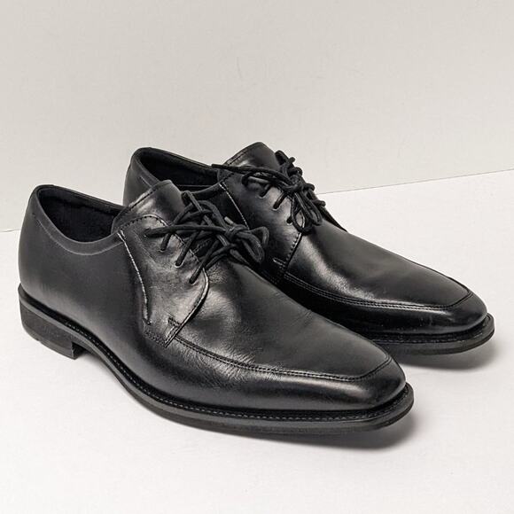 ECCO Calcan Oxford Shoes, Black Leather, Men\'s 44 EU (US 10-10.5) main image 4